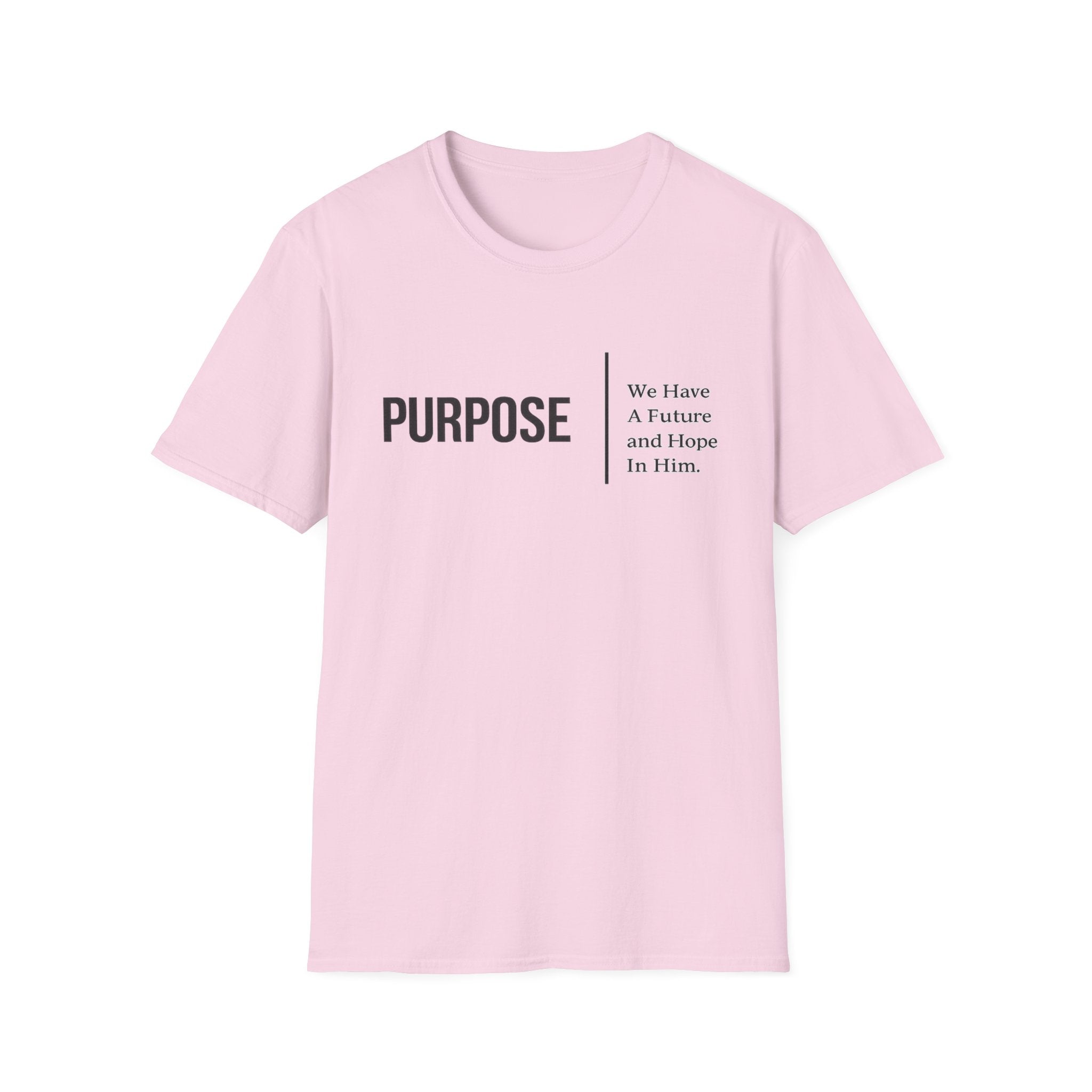 Purpose. He Have a Future and Hope in Him T-shirt