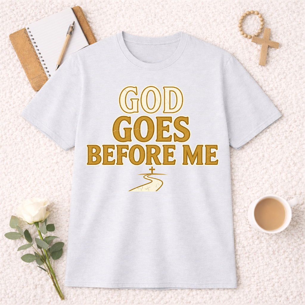 God Goes Before Me T-shirt