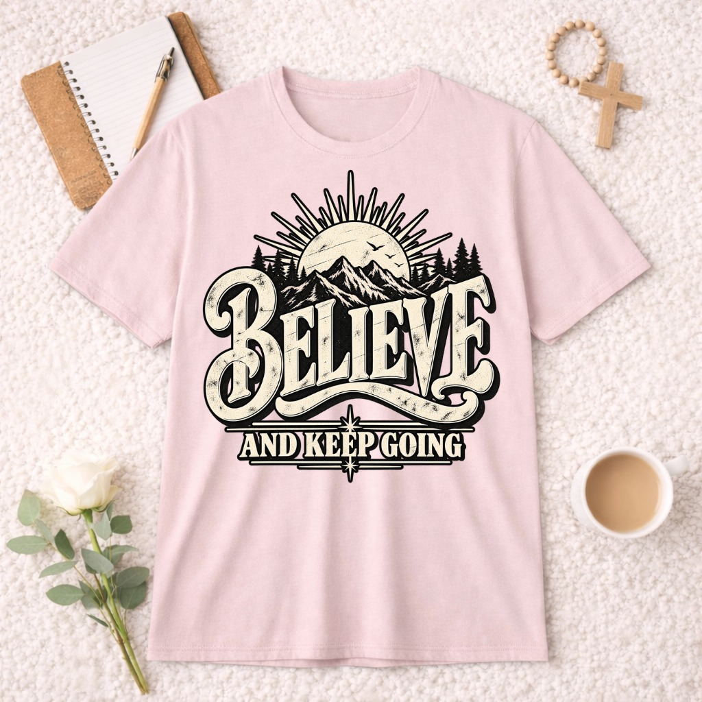 Believe And Keep Going T-shirt