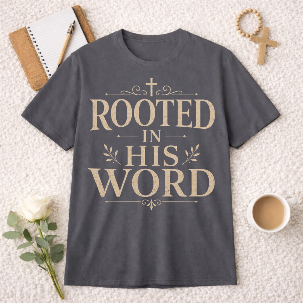 Rooted In His Word T-shirt