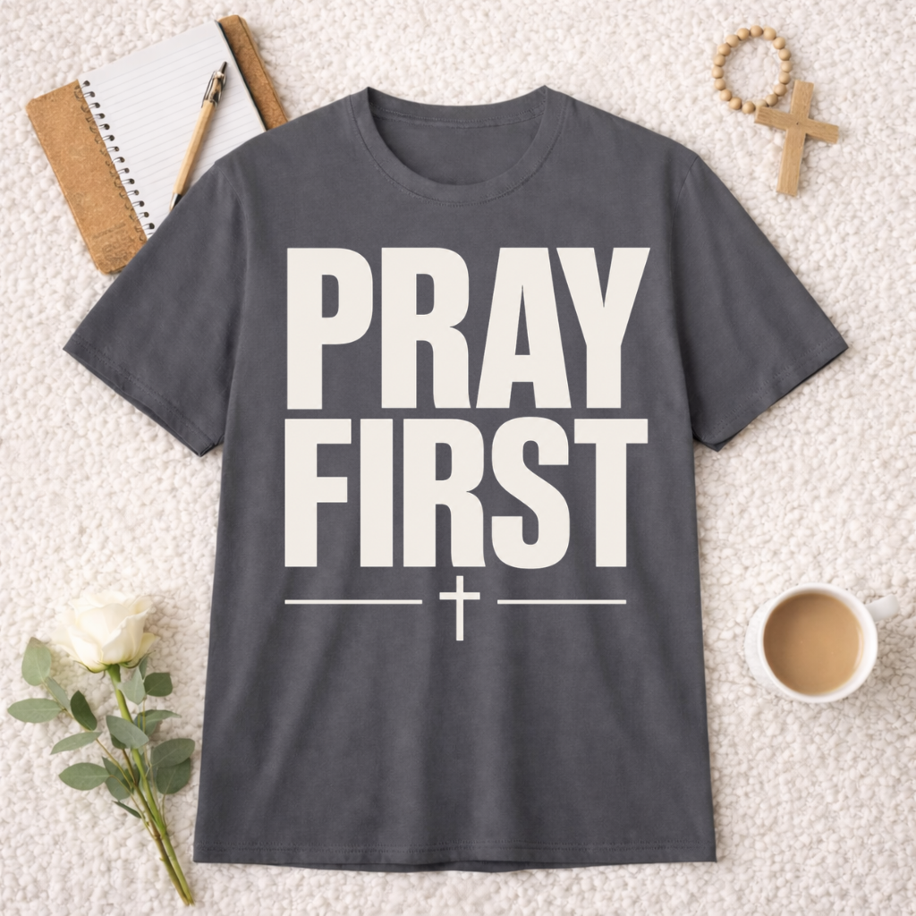 Pray First T-shirt