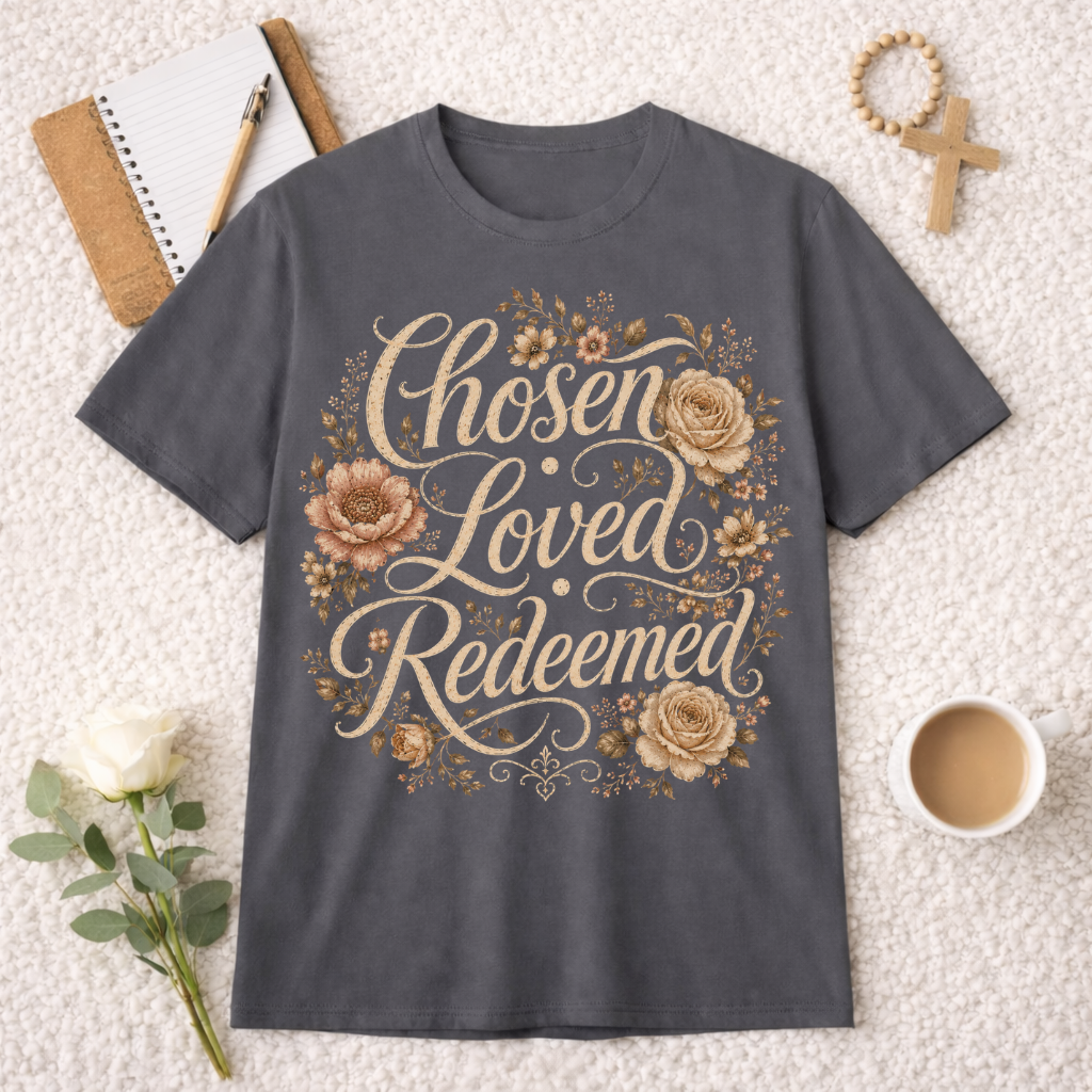 Chosen Loved Redeemed T-shirt