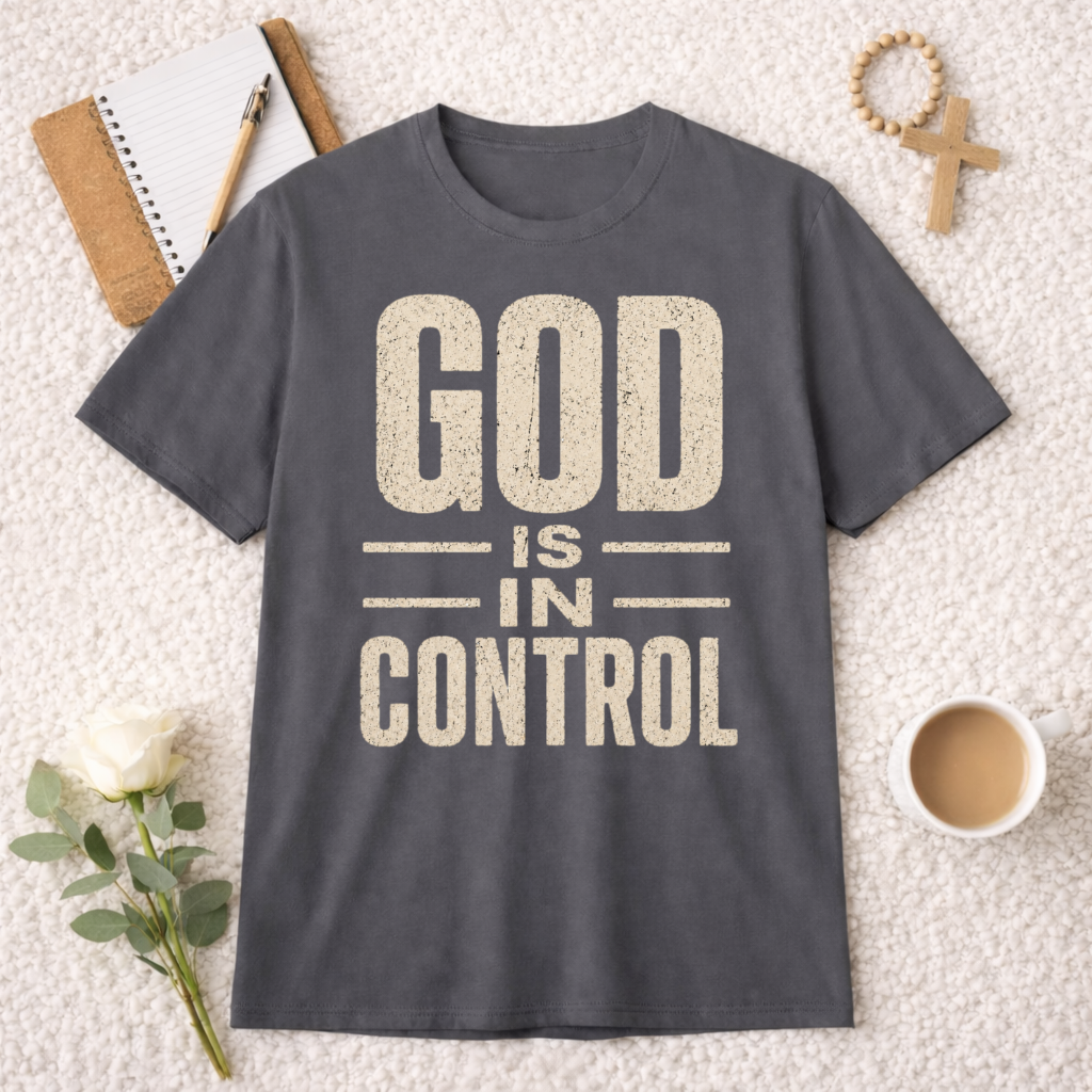 God is in Control T-Shirt