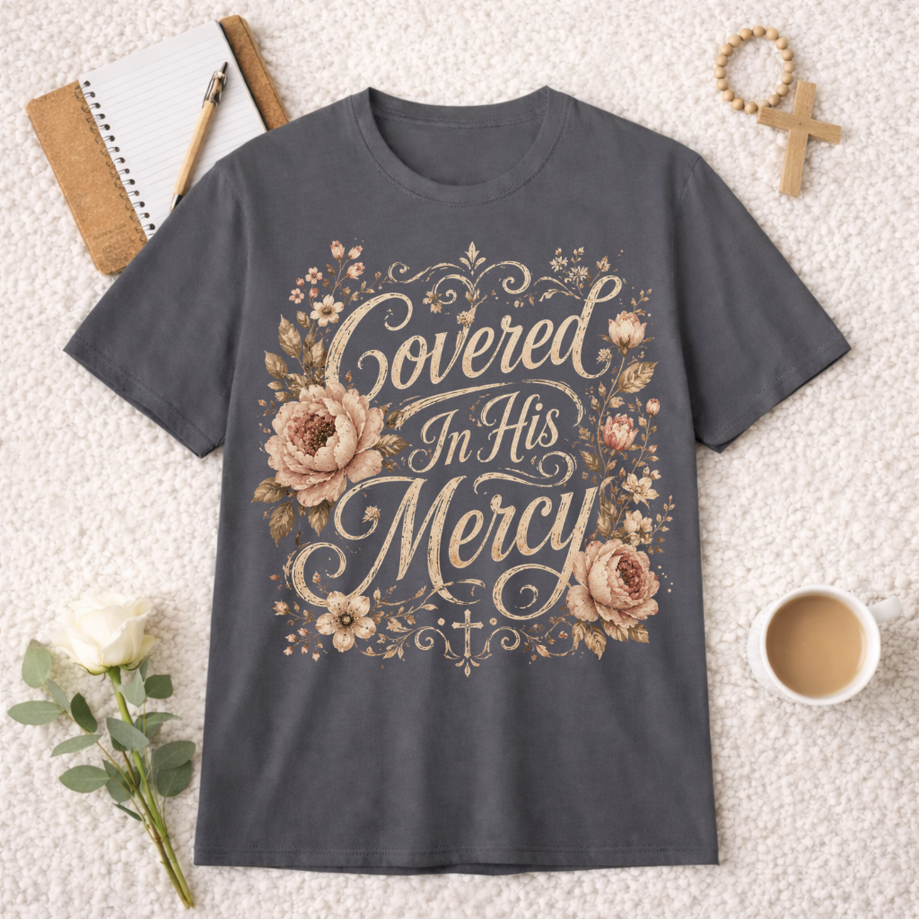 Covered In His Mercy T-shirt