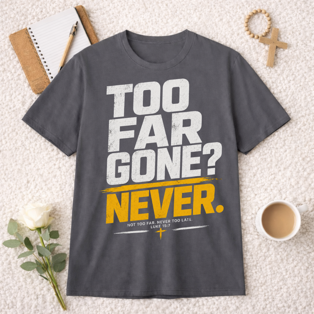 Too Far Gone? Never T-shirt