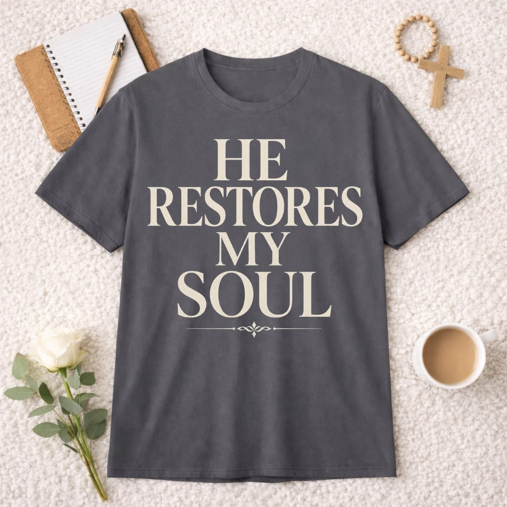 He Restores My Soul T-shirt