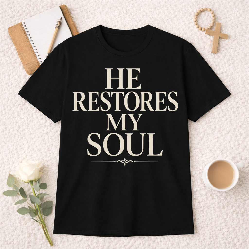 He Restores My Soul T-shirt