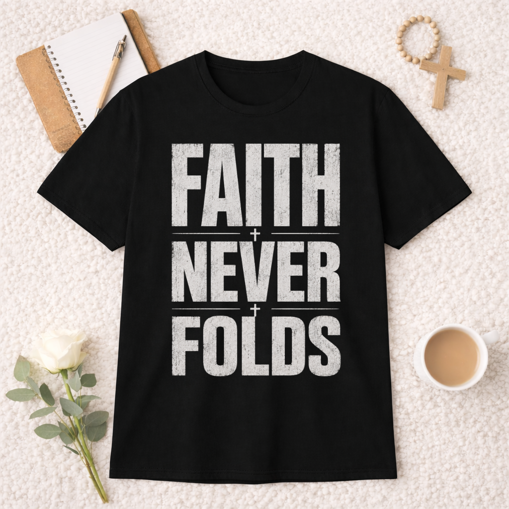 Faith Never Folds T-shirt