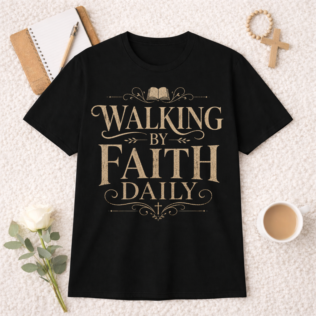 Walking By Faith Daily T-shirt