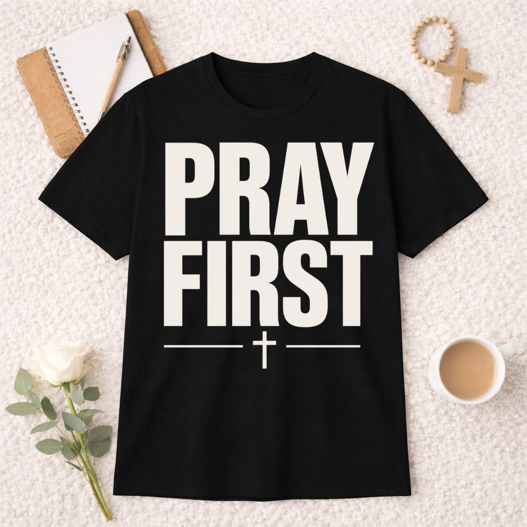 Pray First T-shirt