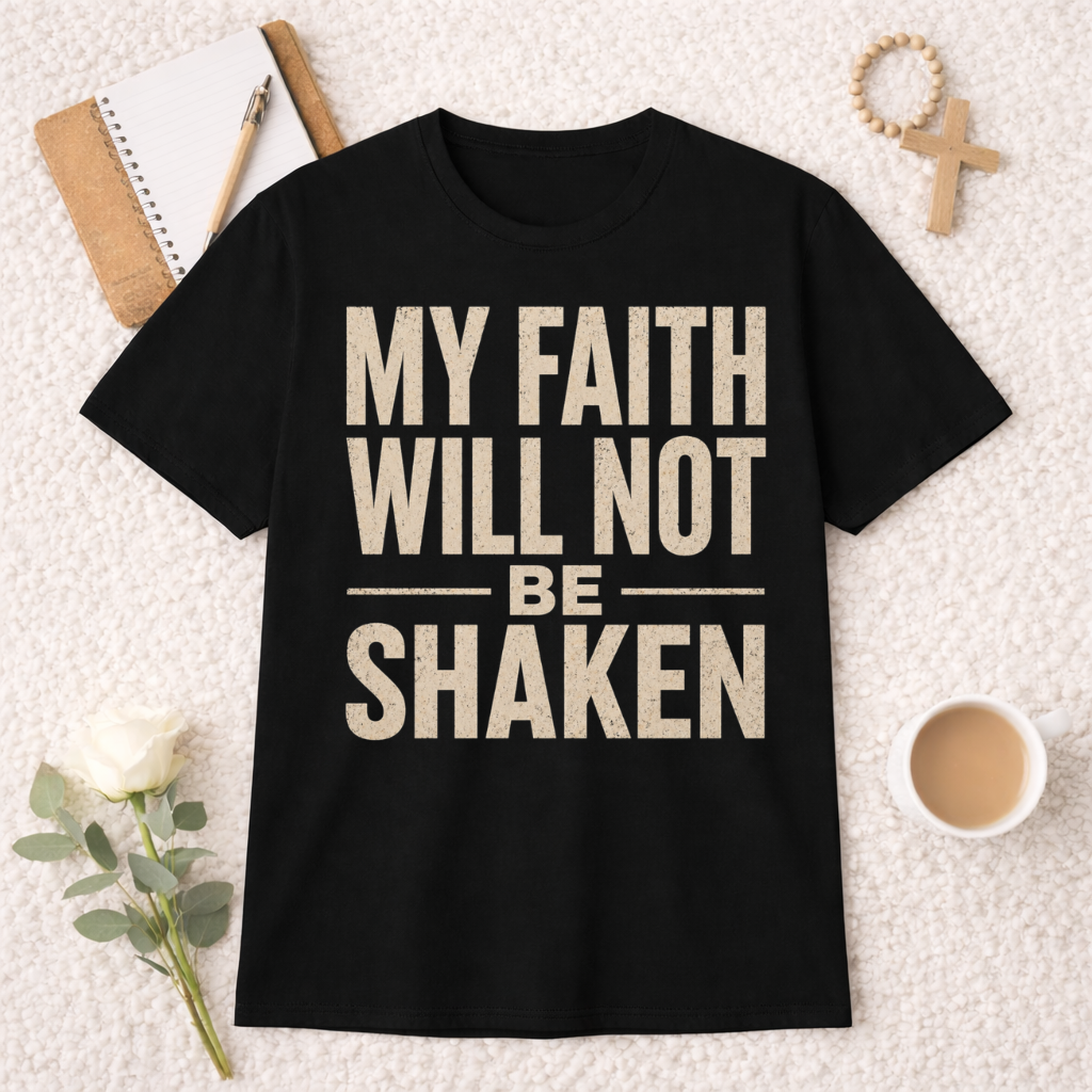 My Faith Will Not Be Shaken T-Shirt