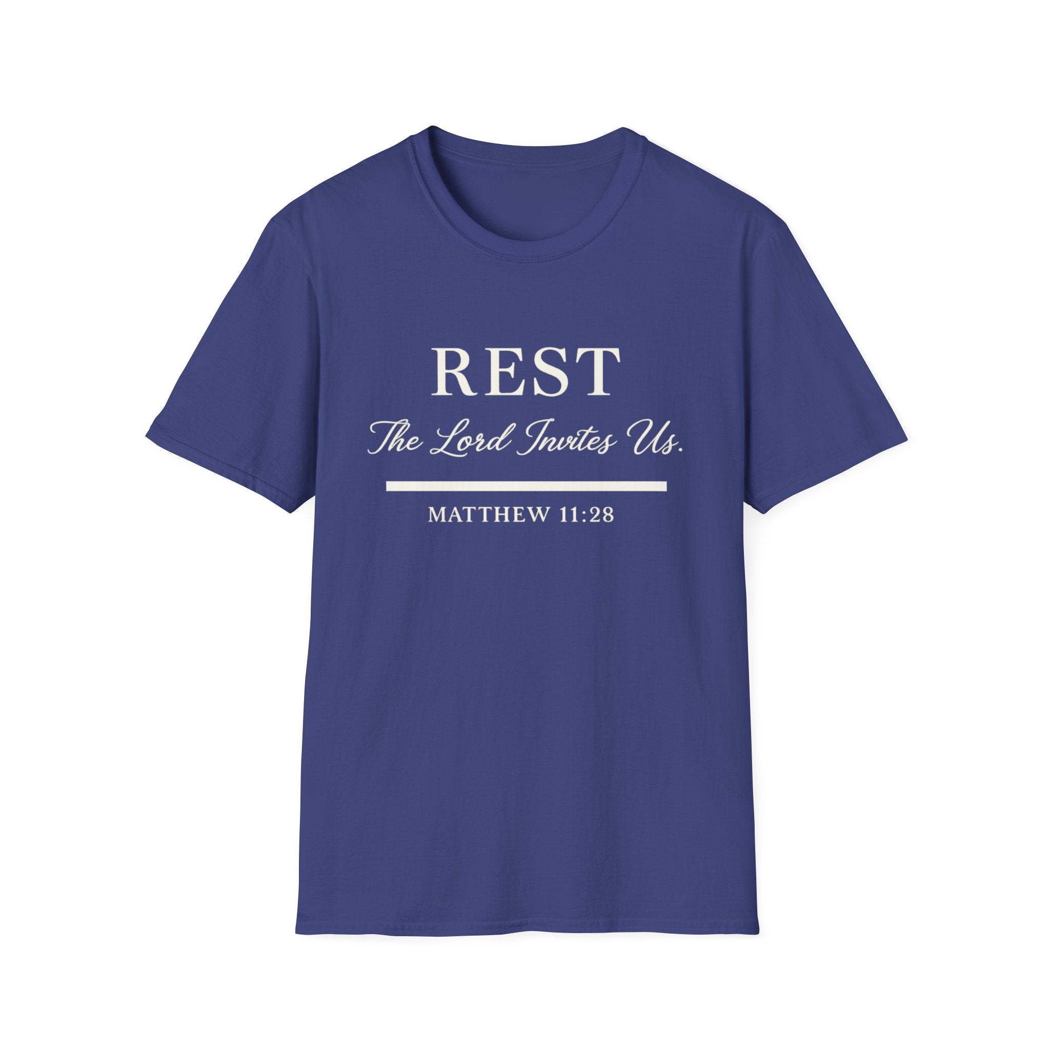 Rest. The Lord Invites Us T-shirt