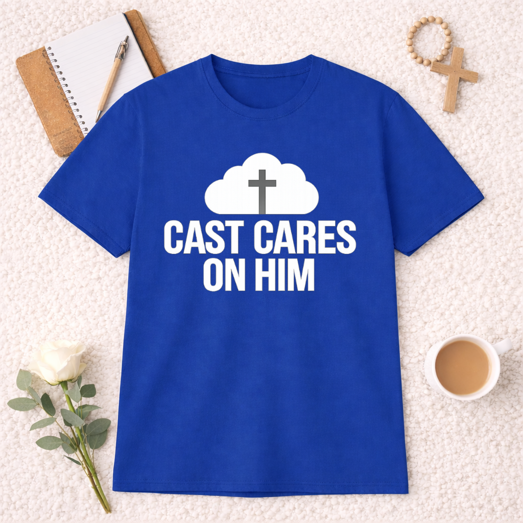 Cast Cares On Him T-shirt