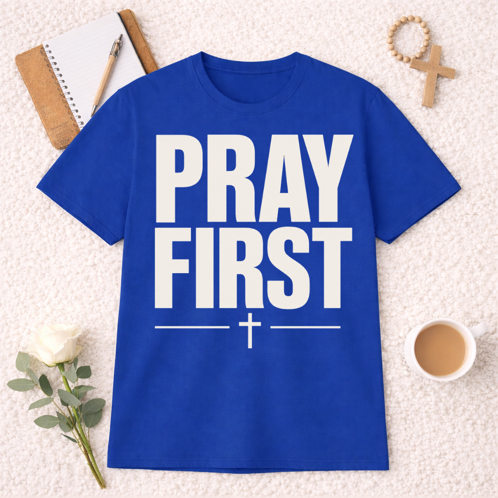 Pray First T-shirt