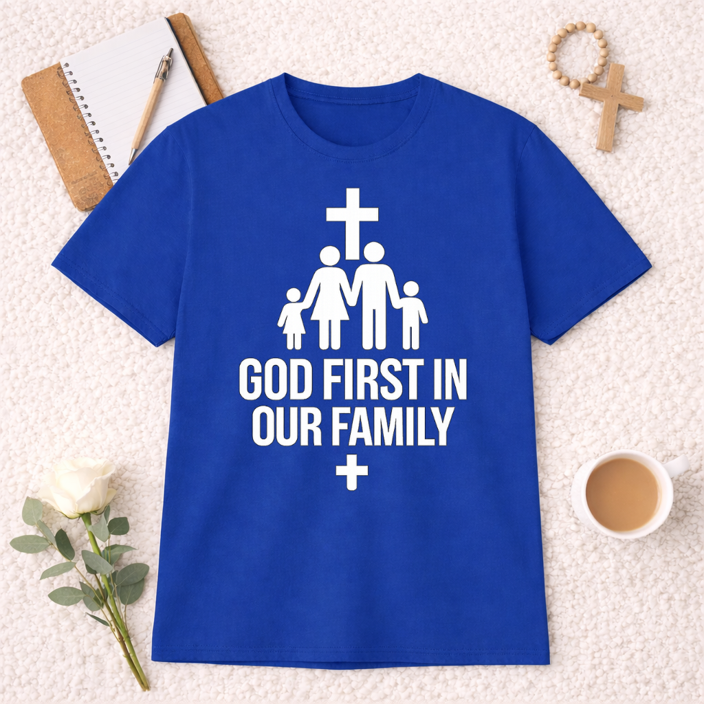 God First In Our Family T-shirt
