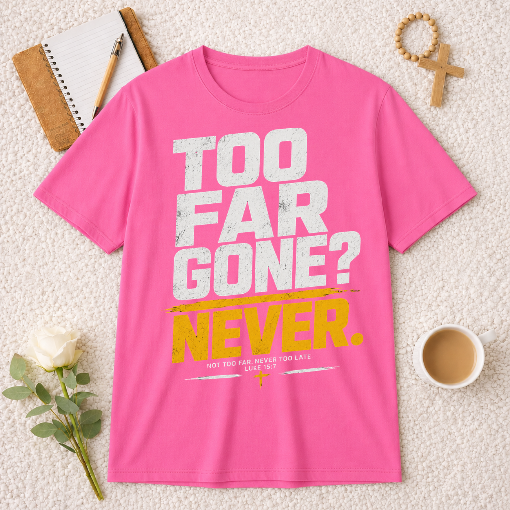 Too Far Gone? Never T-shirt