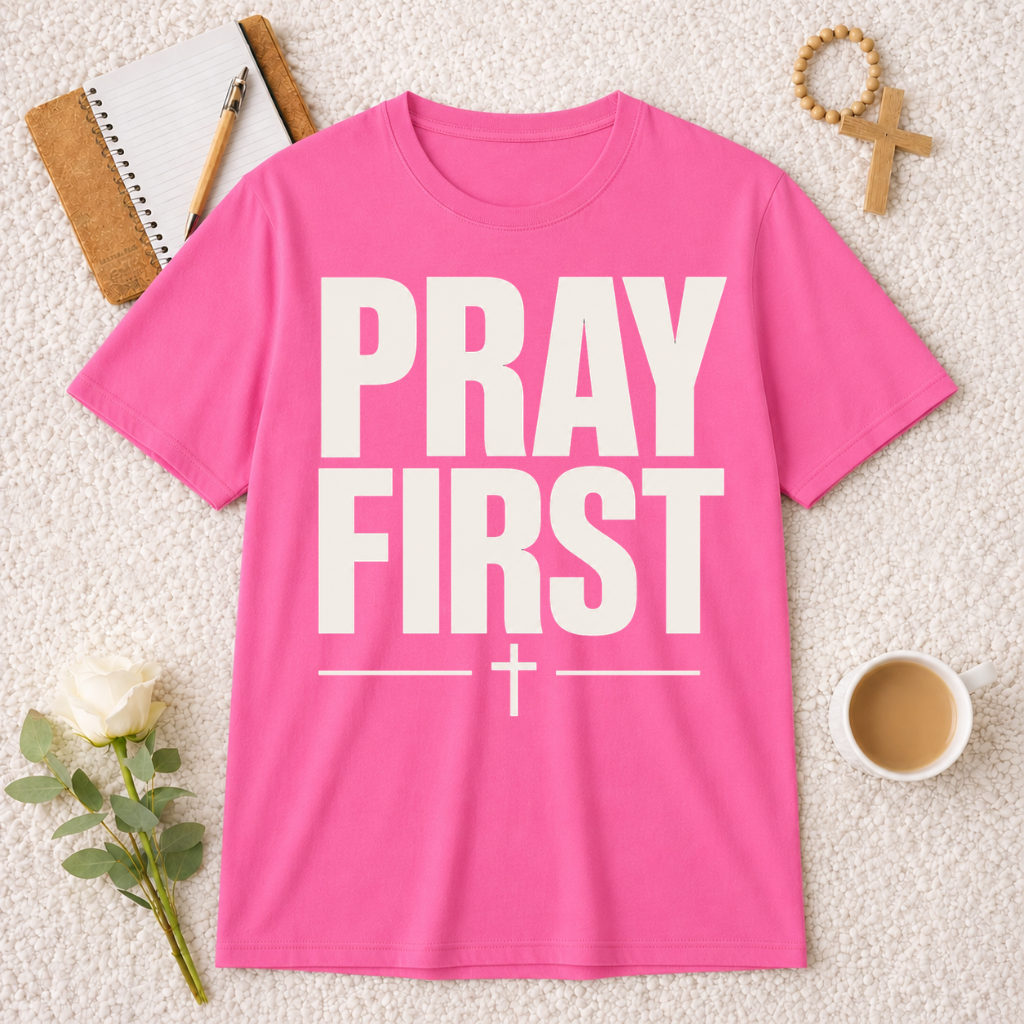 Pray First T-shirt