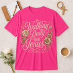 Walking Daily With Jesus T-shirt