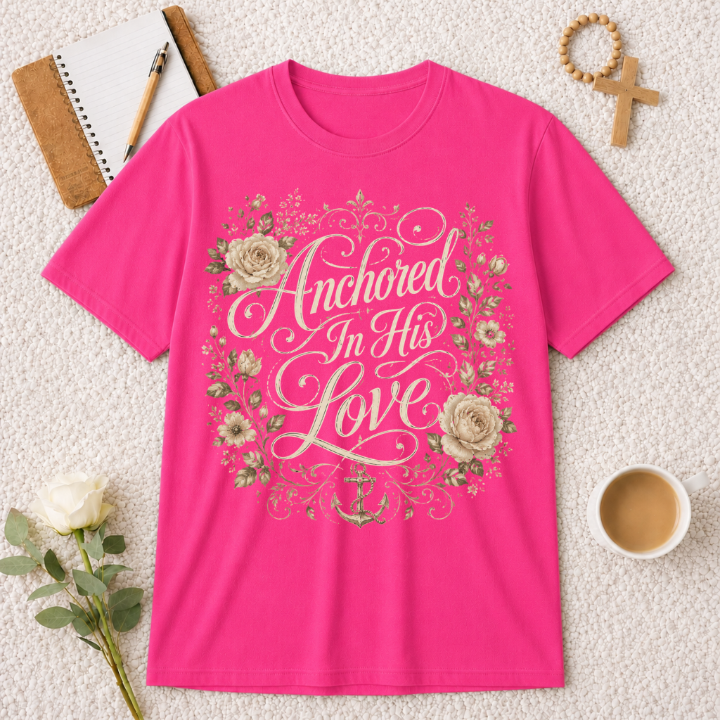Anchored In His Love T-shirt