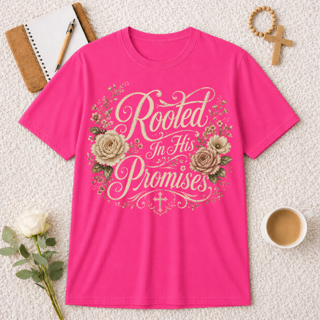 Rooted in His Promises T-shirt