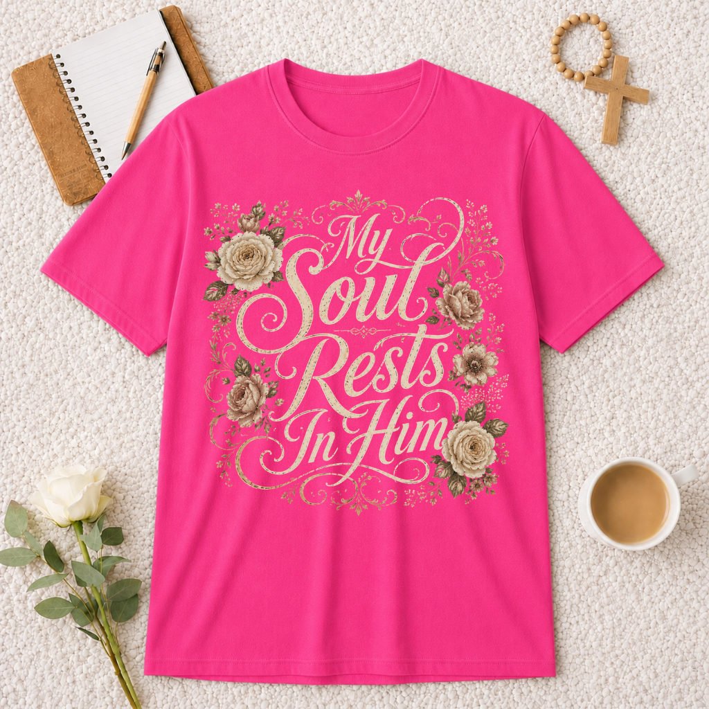 My Soul Rests In Him T-shirt