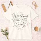 Walking With Him Daily T-Shirt