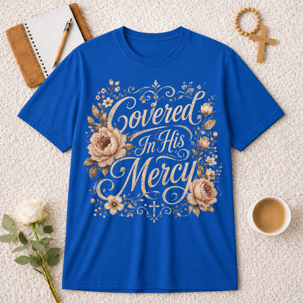 Covered In His Mercy T-shirt