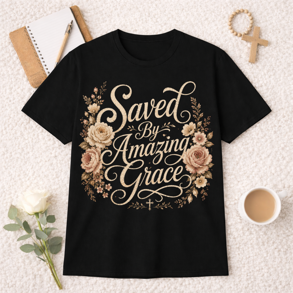Saved By Amazing Grace T-shirt