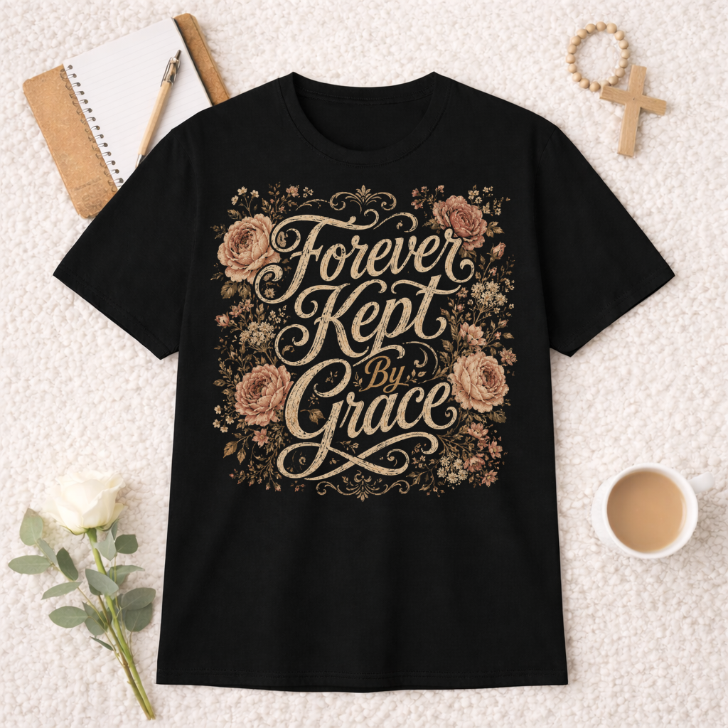 Forever Kept By Grace T-shirt